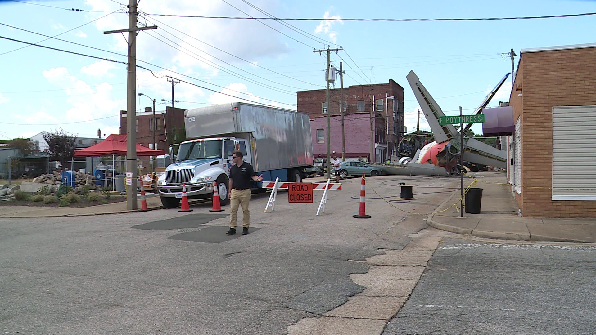 Crashed Plane In Downtown Hopewell Part Of New Walking Dead Show Crashed Plane In Downtown Hopewell Part Of New Walking Dead Show