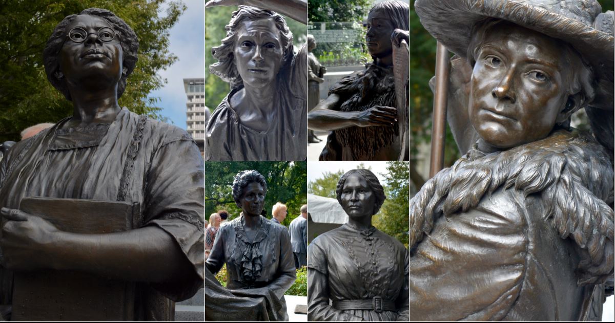Women S Monument Unveiled On Capitol Square No Pedestals No